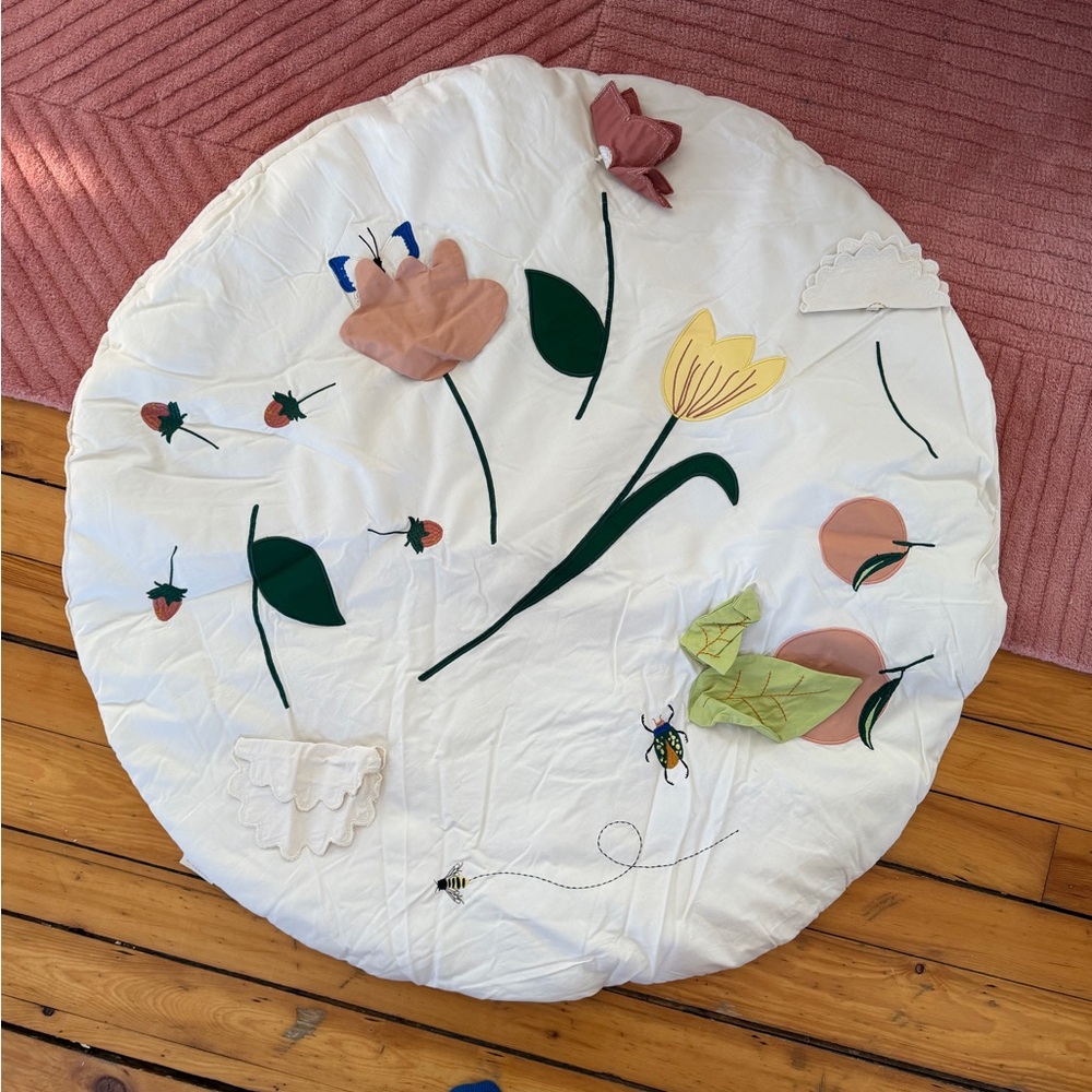 Fabelab baby activity floor mat NWT 100% organic cotton